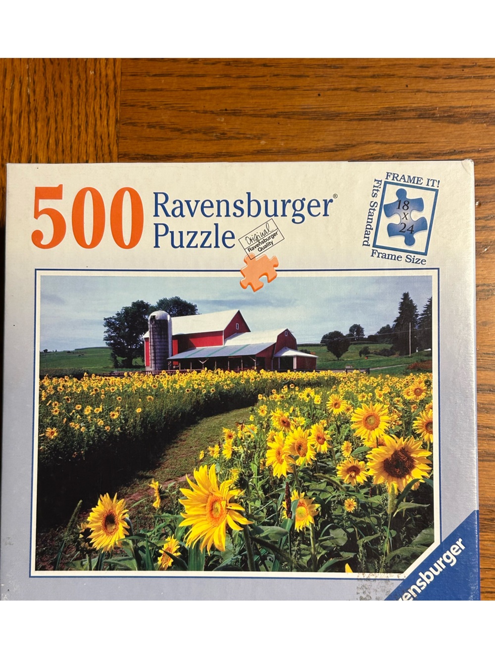 Ravensburger Sunflower Farm 500-Piece Puzzle - Yellow, Red, Green